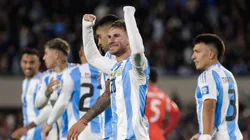 Alexis Mac Allister, autor de uno de los tantos en la goleada ante Chile por 3 a 0.