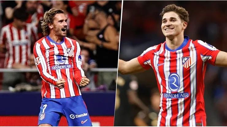 Griezmann podría irse de Atlético de Madrid por culpa de Julián Álvarez