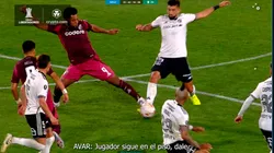 El audio VAR sobre la patada de Borja.