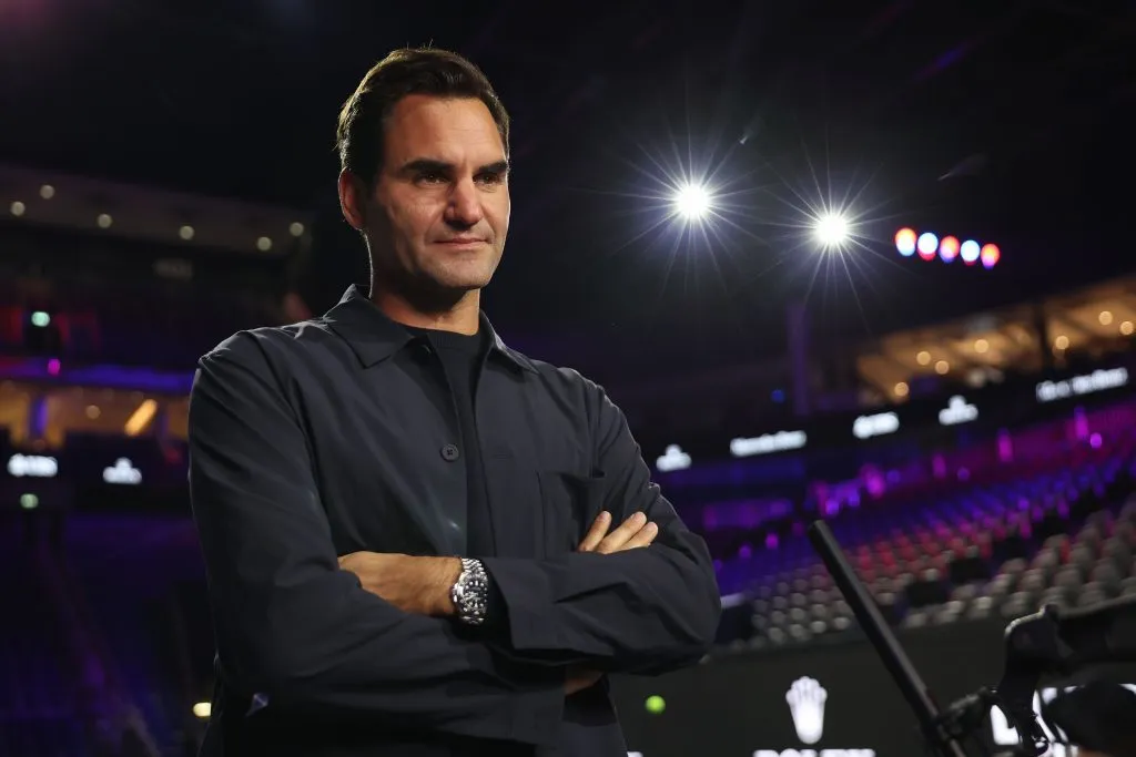 Roger Federer, invitado de honor en la Laver Cup 2024.