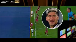 El gol de Palacios a River.