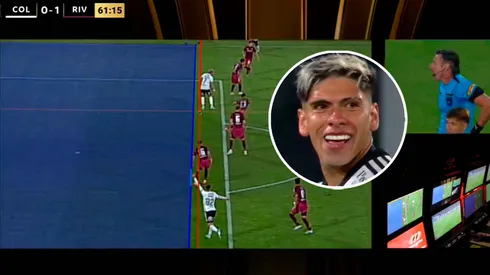 El gol de Palacios a River.