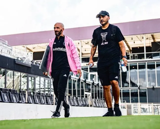 Federico Higuaín y Lobo Ledesma. (Foto: @loboledesma28).