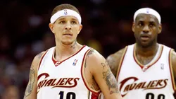Delonte West junto con LeBron James en Cleveland Cavaliers
