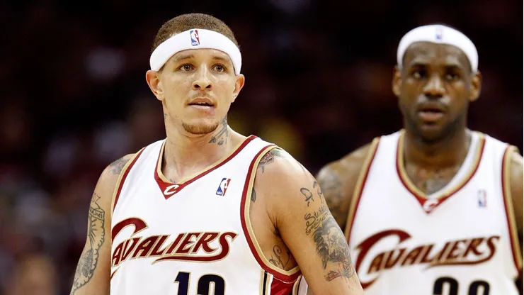 Delonte West junto con LeBron James en Cleveland Cavaliers
