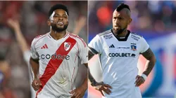 Miguel Borja y Arturo Vidal