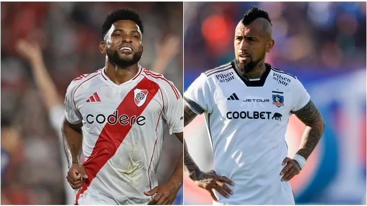 Miguel Borja y Arturo Vidal