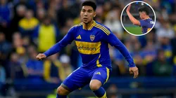 Pol Fernández y un particular gesto a los hinchas de Racing.