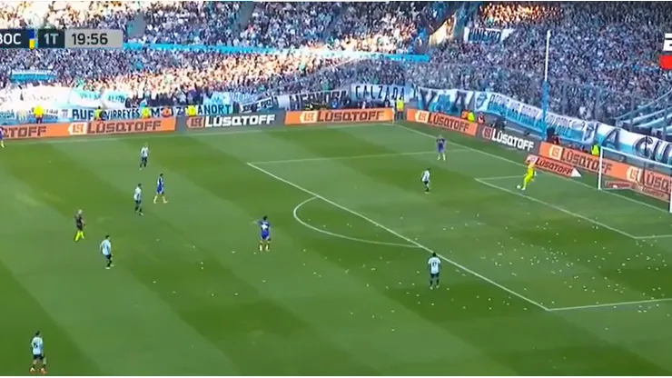 Sergio Romero y un error que derivó en el empate para Racing.