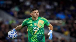 Dibu Martínez no ataja en Argentina vs. Bolivia.