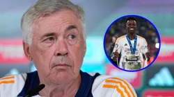 Carlo Ancelotti habló en conferencia de prensa sobre la situación de Vinícius Júnior.