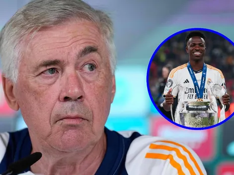 Ancelotti defendió a Vinícius de las críticas en Brasil