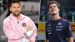 Franco Colapinto y Lionel Messi comparten un amuleto de la suerte