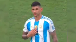 El gesto del Cuti Romero a los hinchas de Colombia.