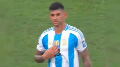 El gesto del Cuti Romero a los hinchas de Colombia.