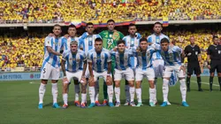 Los titulares de Argentina ante Colombia.