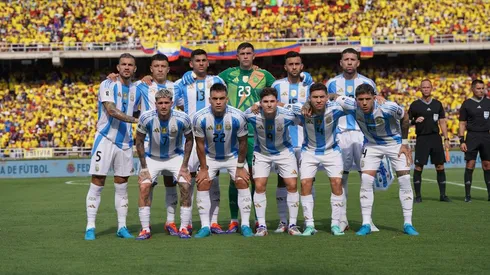 Los titulares de Argentina ante Colombia.