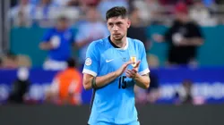 Federico Valverde, mediocampista de la selección de Uruguay.
