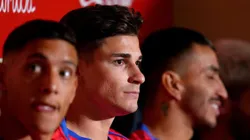 Mientras Julián Alvarez es titular ante Colombia, su competidor en Atlético de Madrid fue figura junto a Erling Haaland