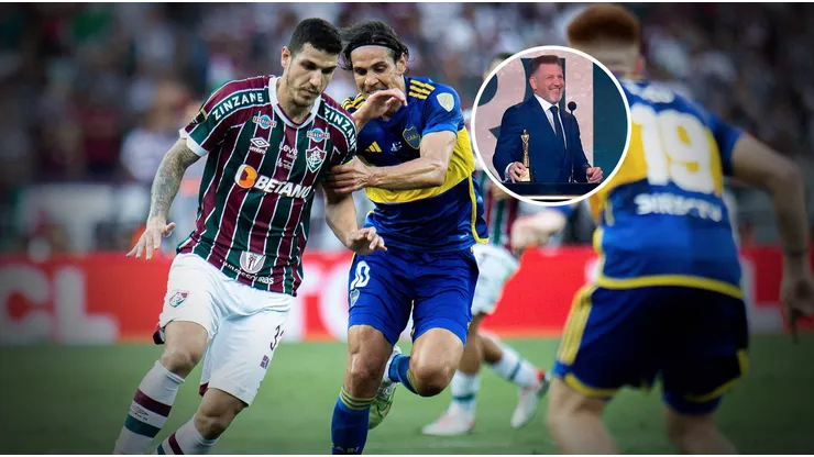 La final entre Boca y Fluminense fue premiada con un Martín Fierro