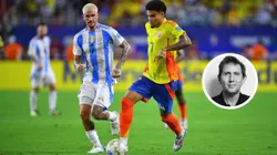 De Paul y Lucho Díaz, dos futbolistas clave para las selecciones que se enfrentarán en Barranquilla.