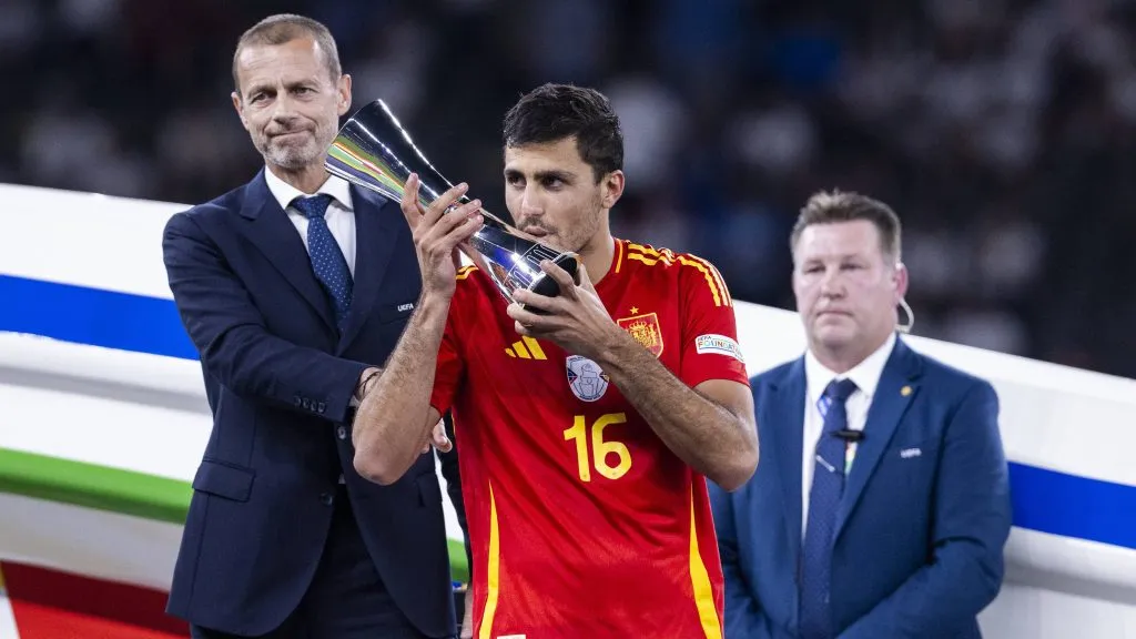 Rodri fue el MVP de la Eurocopa y es candidato al Balón de Oro. IMAGO