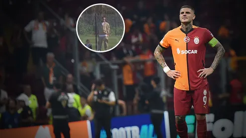 Mauro Icardi fue a ver a las inferiores de River.