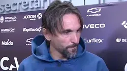 Diego Martínez en conferencia de prensa.