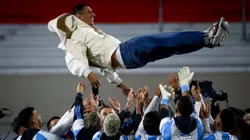 Ángel Di María, levantado por sus ex compañeros de la Selección Argentina.