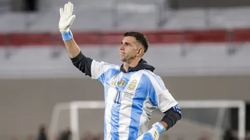 Emiliano Martínez, arquero de la Selección Argentina.