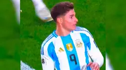 La reacción viral de Julián Álvarez tras su golazo ante Chile.