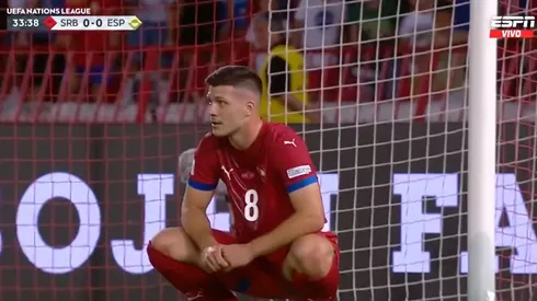 El lamento de Luka Jovic.