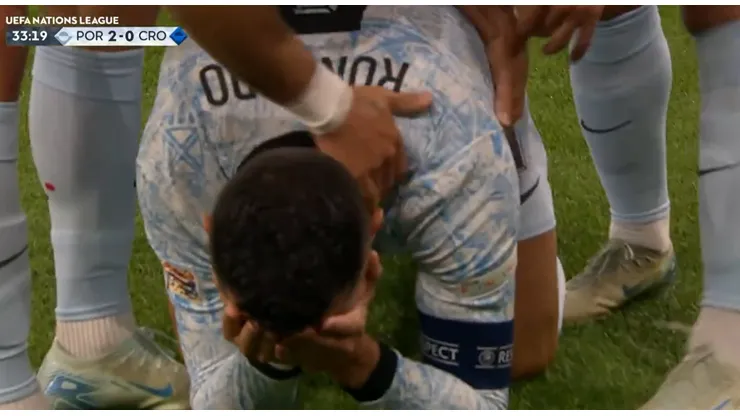 La emoción de Cristiano Ronaldo.