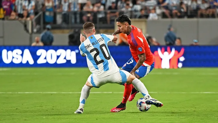 Argentina y Chile se enfrentaron en la última Copa América 2024.