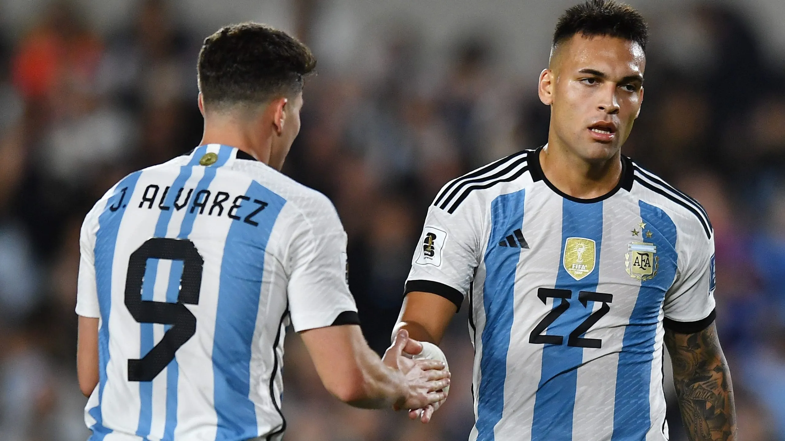 Julián Álvarez y Lautaro Martínez compartieron algunos minutos vs. Paraguay y frente a Uruguay en estas Eliminatorias Sudamericanas.
