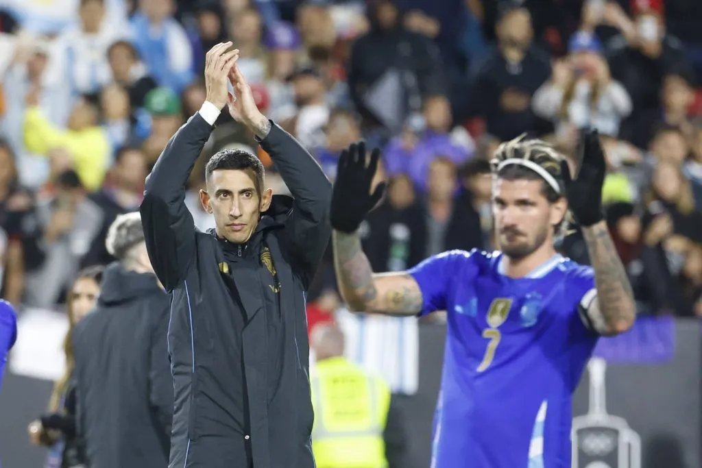 De Paul con la cinta de capitán