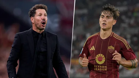 Simeone le bajó el pulgar en el Atlético de Madrid de Julián Alvarez y será compañero de Dybala en la Roma