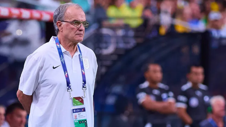 Marcelo Bielsa, entrenador de Uruguay.