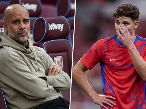 Pep Guardiola deja claro que no extraña a Julián Álvarez en el Manchester City
