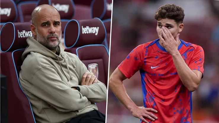 Pep Guardiola dejó en claro que no extraña a Julián Álvarez y que está conforme con el rendimiento de Erling Haaland tras el 3 a 1 sobre el West Ham United.