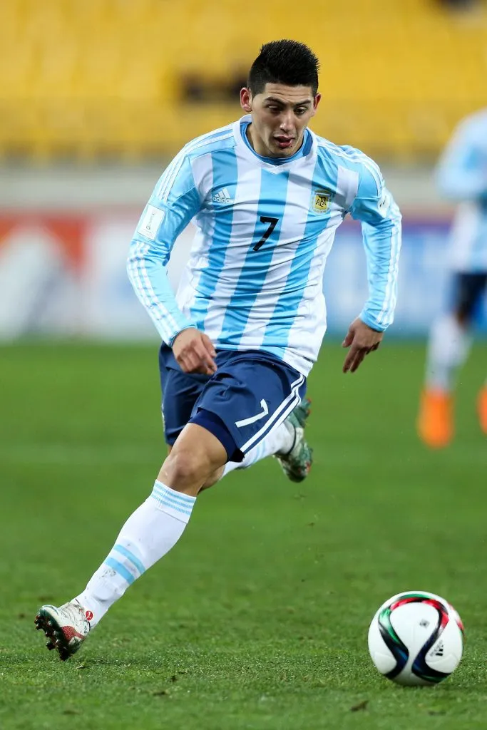 Cristian Espinoza con la Selección Sub 20 (Imago)