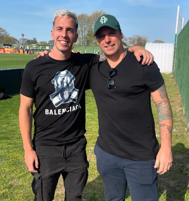 Andrada y el Cavegol. (Foto: @fedeandrada22).