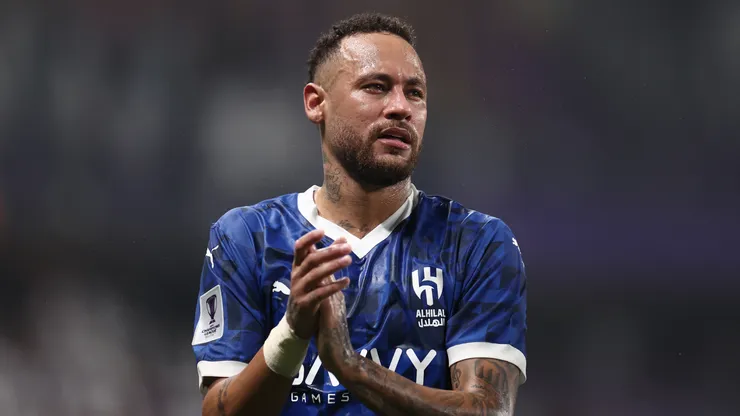 Neymar, en su regreso a las canchas con Al Hilal.