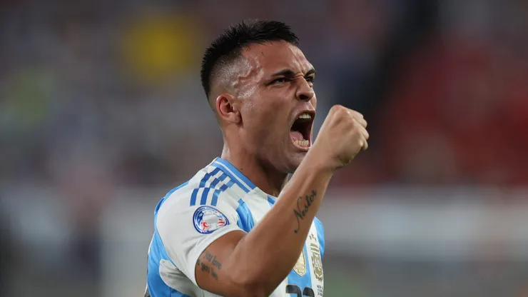 Lautaro Martínez, delantero de la Selección Argentina.