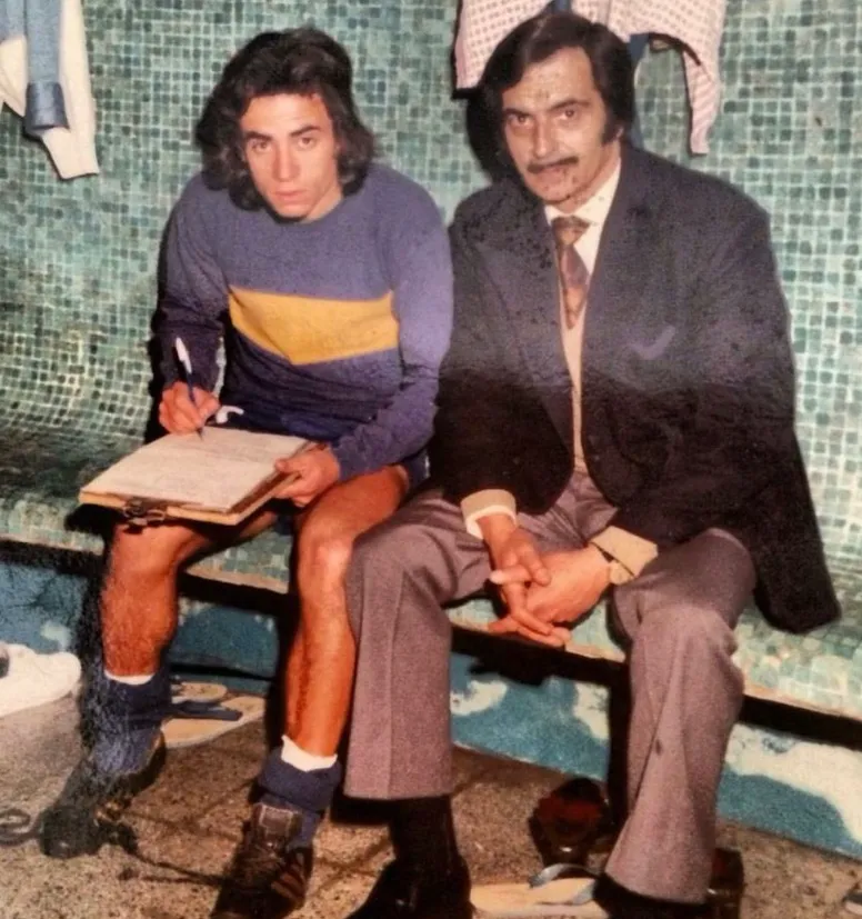 Gerardo Ríos, el papá de Toti que jugó en Boca