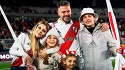 La familia Demichelis con la de River