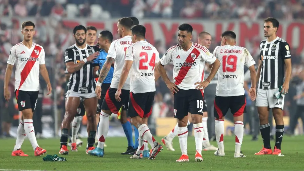River nunca pudo competir ante Atlético Mineiro.
