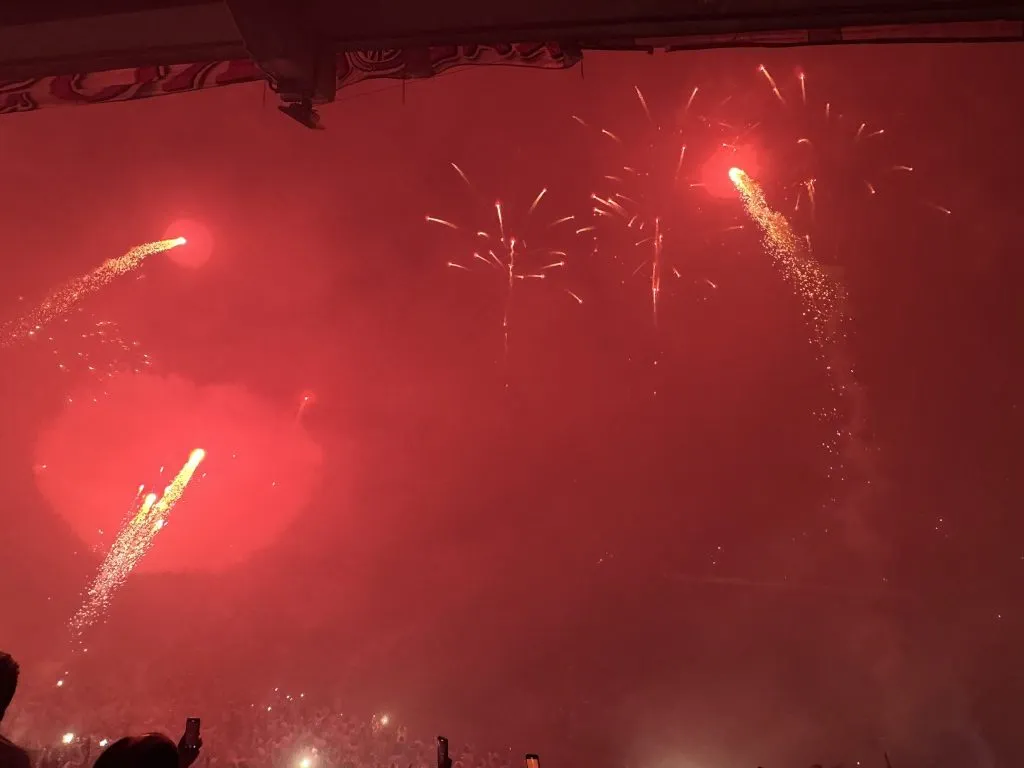 El recibimiento desde adentro. (Foto: Prensa River).