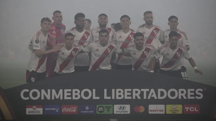 Los once de River que salieron a jugar el partido.