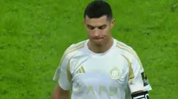 Cristiano Ronaldo y su cara de decepción.